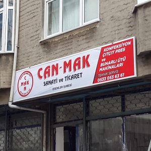 Işıklı - Işıksız germe tabela